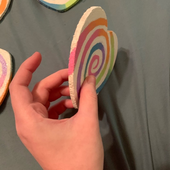Rainbow Swirl Coasters - Picture 4 of 9
